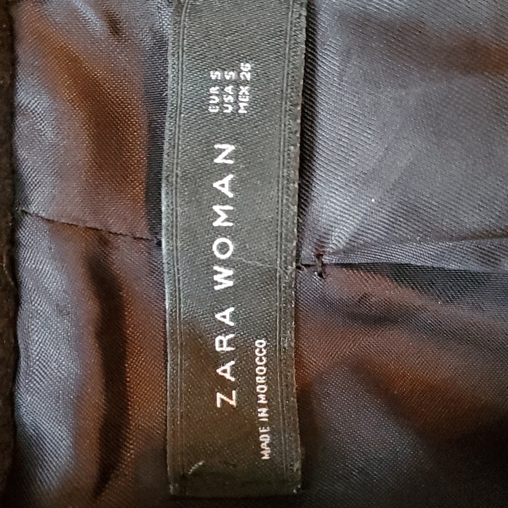 ZARA WOMAN black coat - Picture 8 of 11